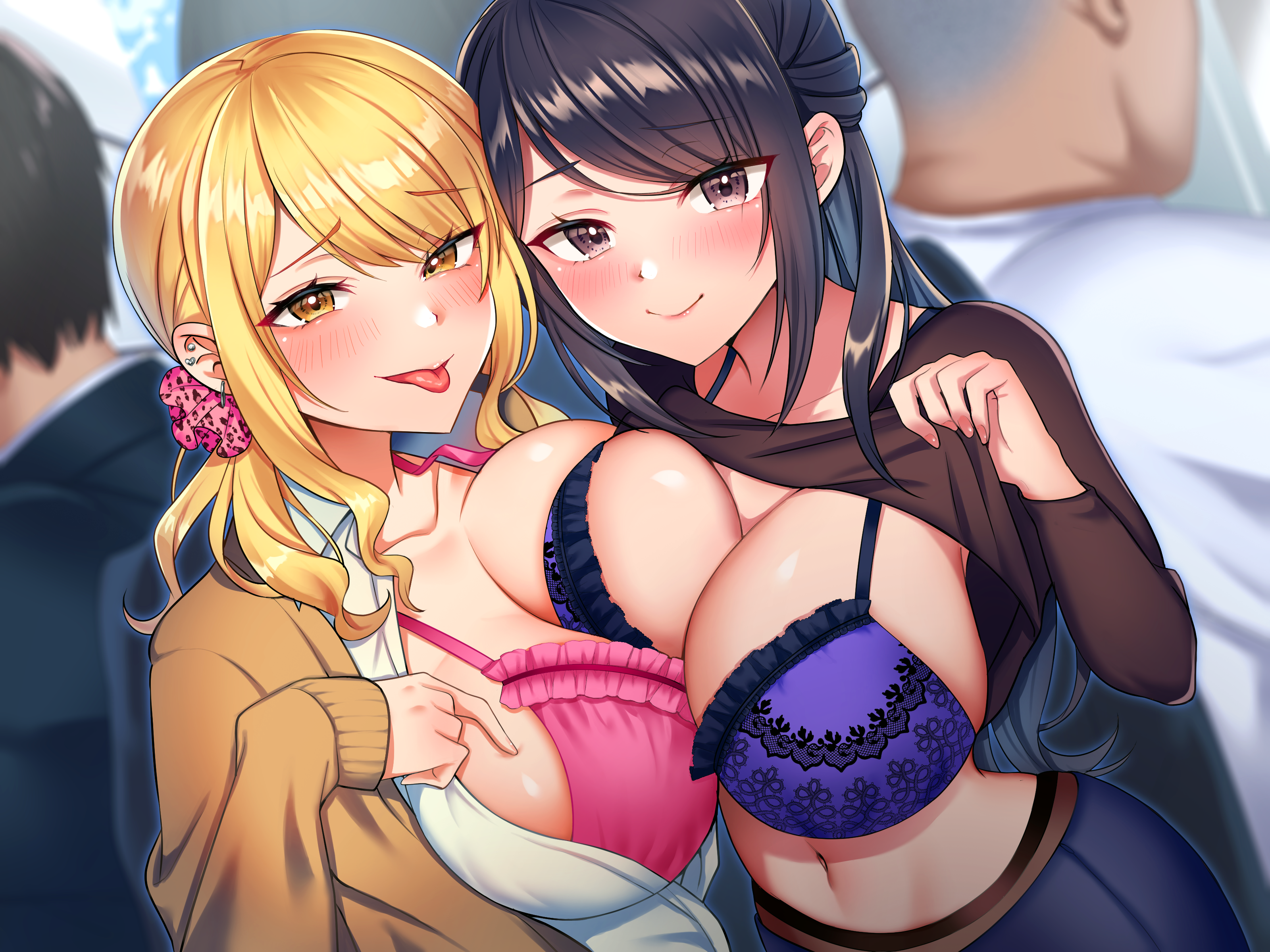 音声/秋野かえで/WAVどぴゅっと逆痴漢ギャルJKと清楚教師に耳を舐められイカされて