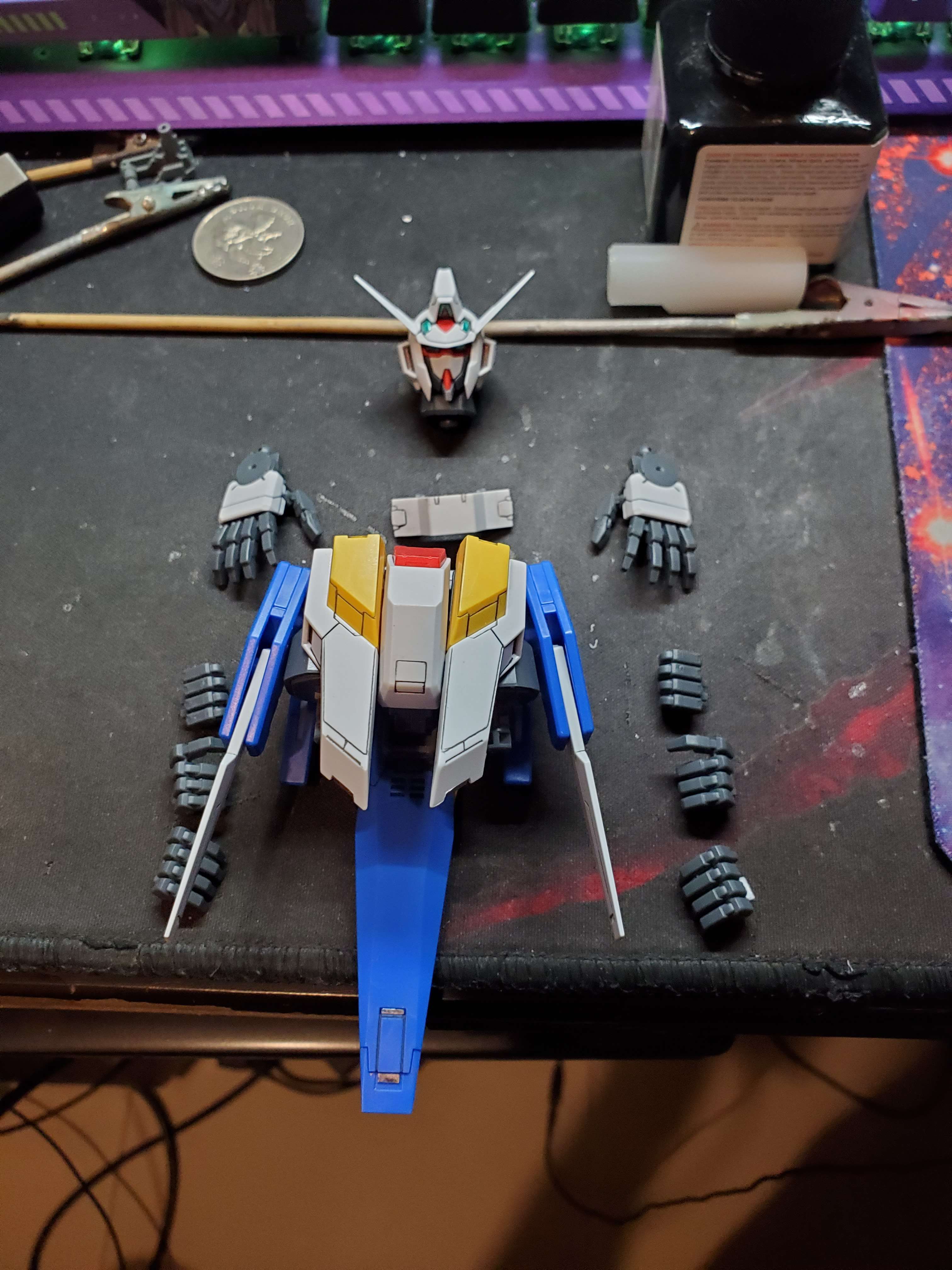 事隔十個月的第二個post,目前在組一部很久沒有再版的機體-mg age 2 double bullet,是阿瑟姆明日野所駕駛的 ......