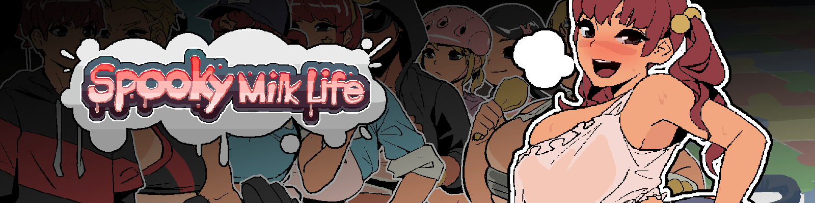 [PC 英文 欧美SLG] Spooky Milk Life v0.50.4p