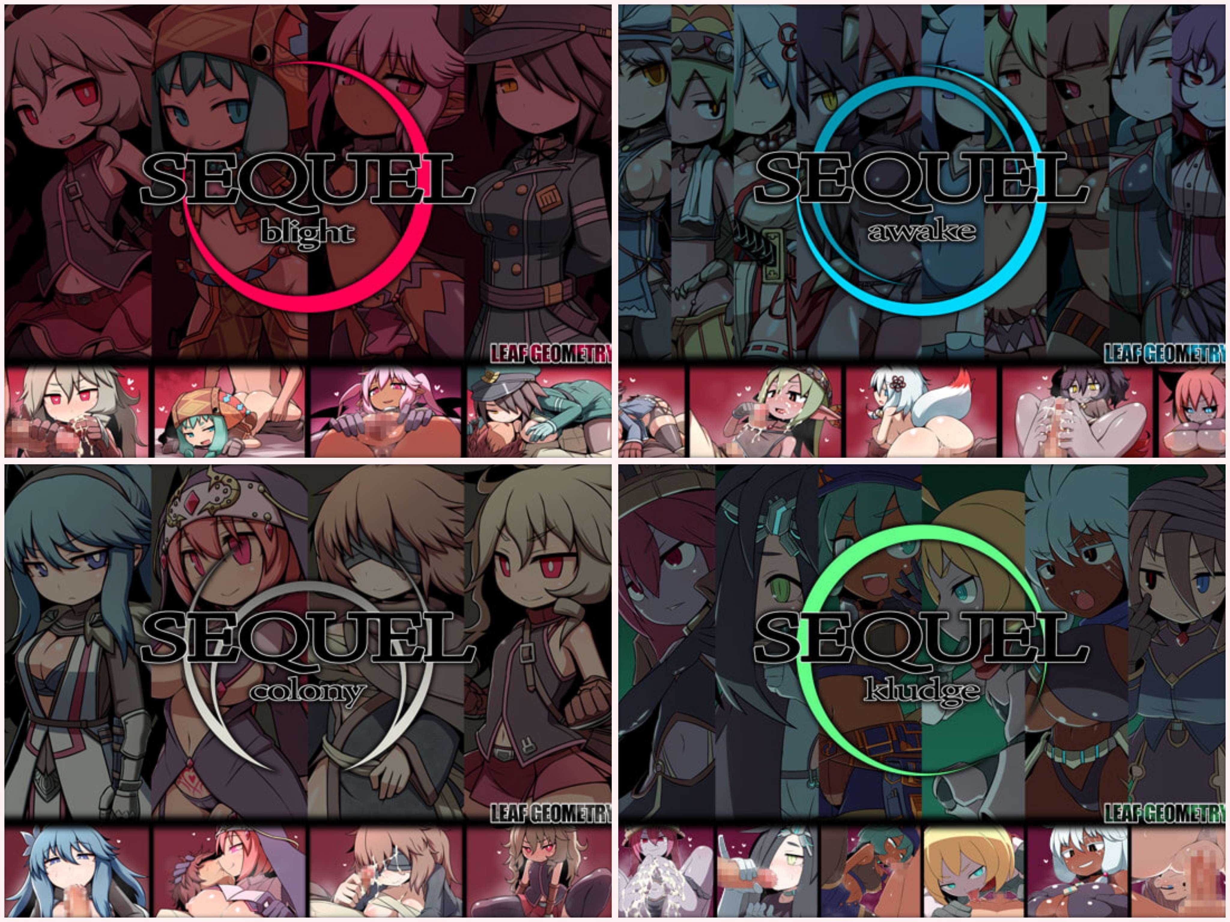 [RG08405]RPG/汉化/爆款/附存档/合集リーフジオメトリ游戏合集