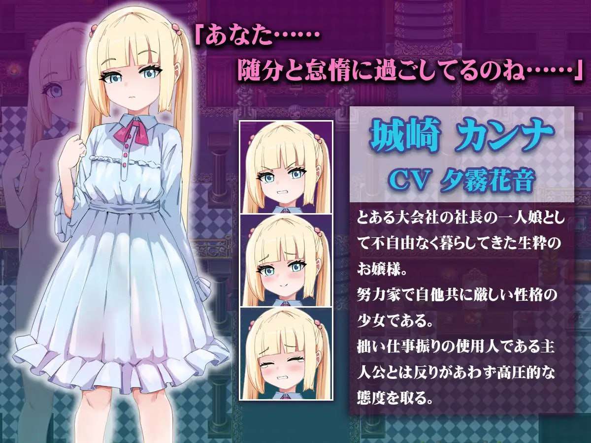 [RPG汉化PC CV中出贫乳] 傲娇大小姐的催情对话 [FM转BD 758M]