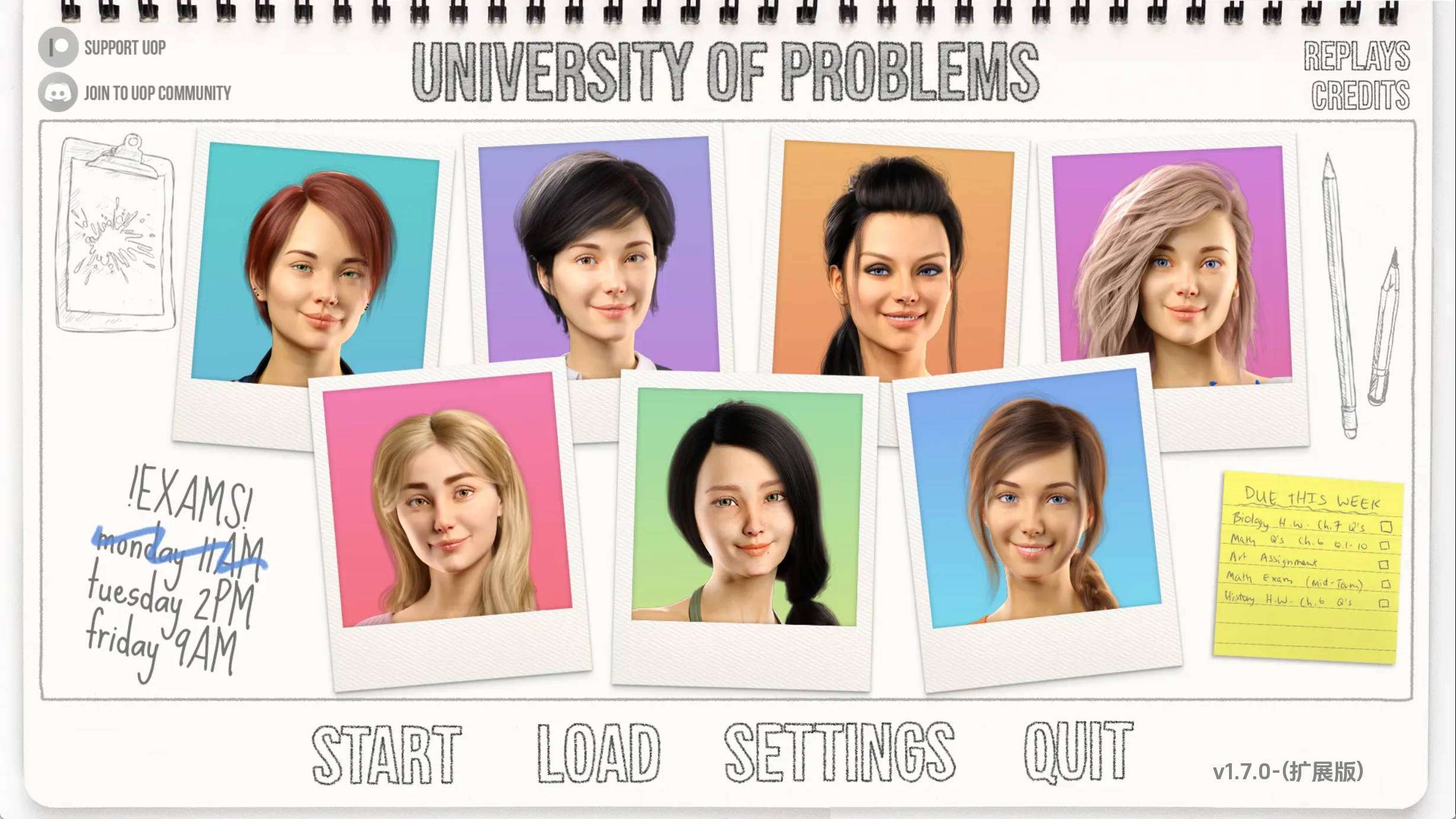 欧美SLG/汉化/动态学院情缘(别名问题大学)v1.7.0 AI版PC+安卓/6.51G/更新
