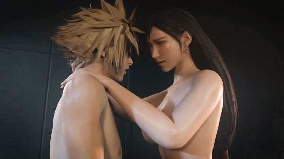 【3D同人】最终幻想蒂法同人：克劳德的エロ幻想！1080HD版【300M】