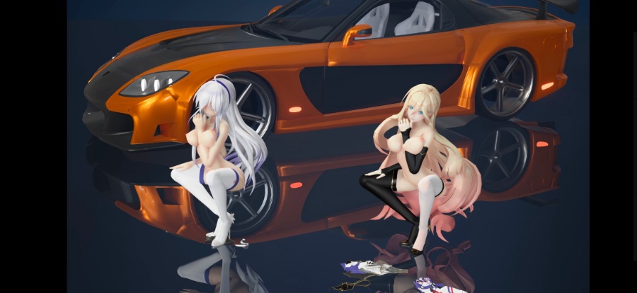 [MMD]弱音&幽兰戴尔_Chocolate Cream