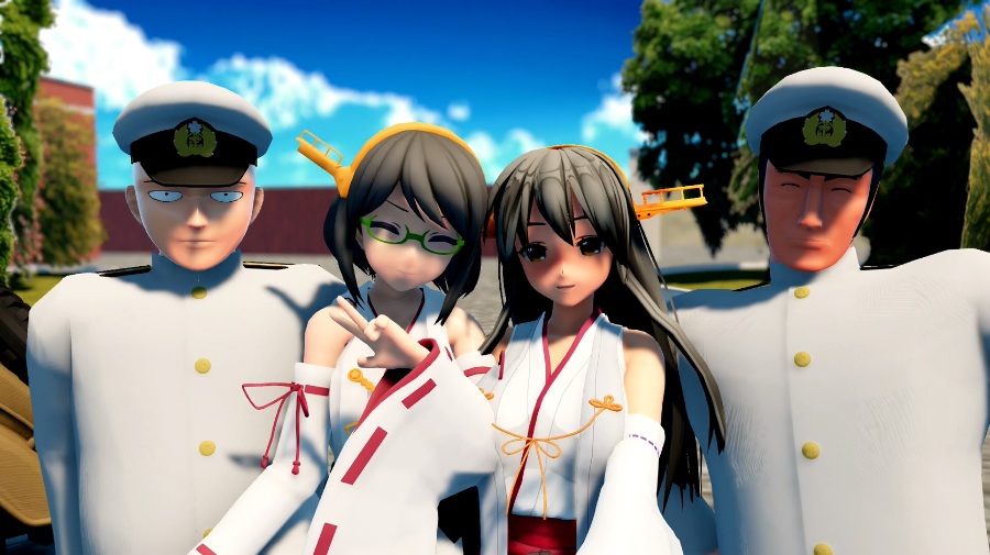 MMD两名总督互戴绿帽子 &amp; Double NTR Kirishima and Haruna