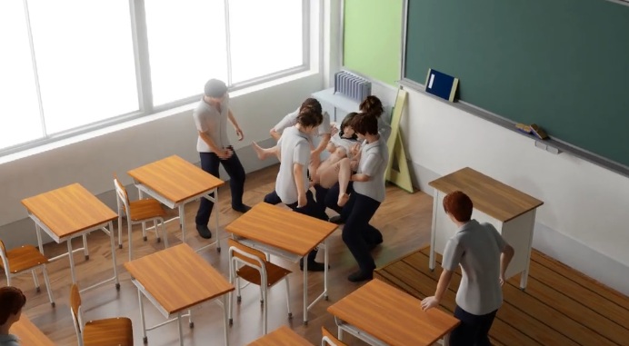 【3D/短视频】光天化日下竟然在教室内公开轮奸中出女子校生！【18M】