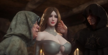 [画师画集/3D同人/动态/合集]【Jared999d】新作：堕落圣女~凯伦+苏珊完整版【2月新作/超清】