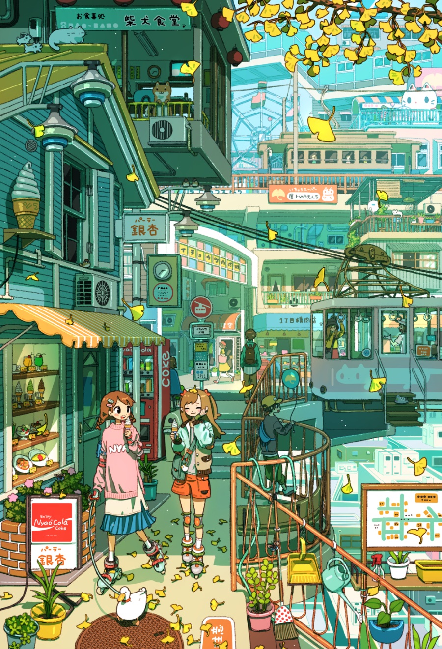 （全年龄/插画）设计感十足的插画向图集（60p）