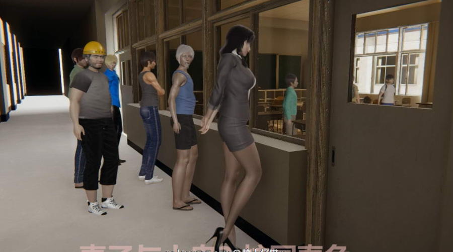 【3D同人/中文/全动态】妻子与小鬼【1-3】部1080HD版★小马拉大车