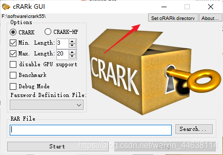 暴力破解WinRAR文件cRARk使用方法