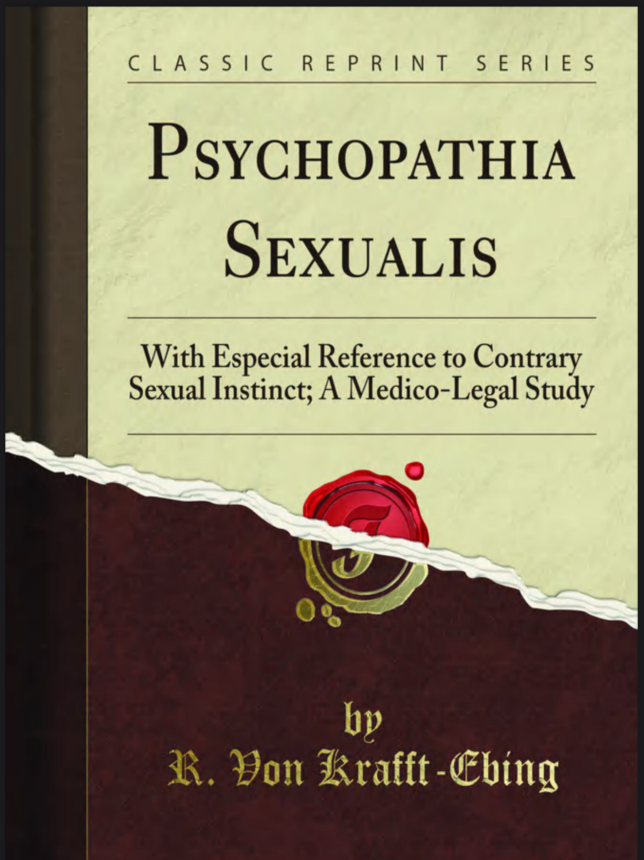 [英译]Richard von Krafft-Ebing -性心理疾病PDF