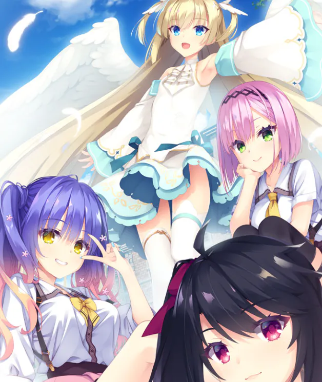 柚子社[大型ADV/后宫] 天使☆嚣嚣 RE-BOOT！天使☆騒々 RE-BOOT! 官方中文版+全CG存档+攻略