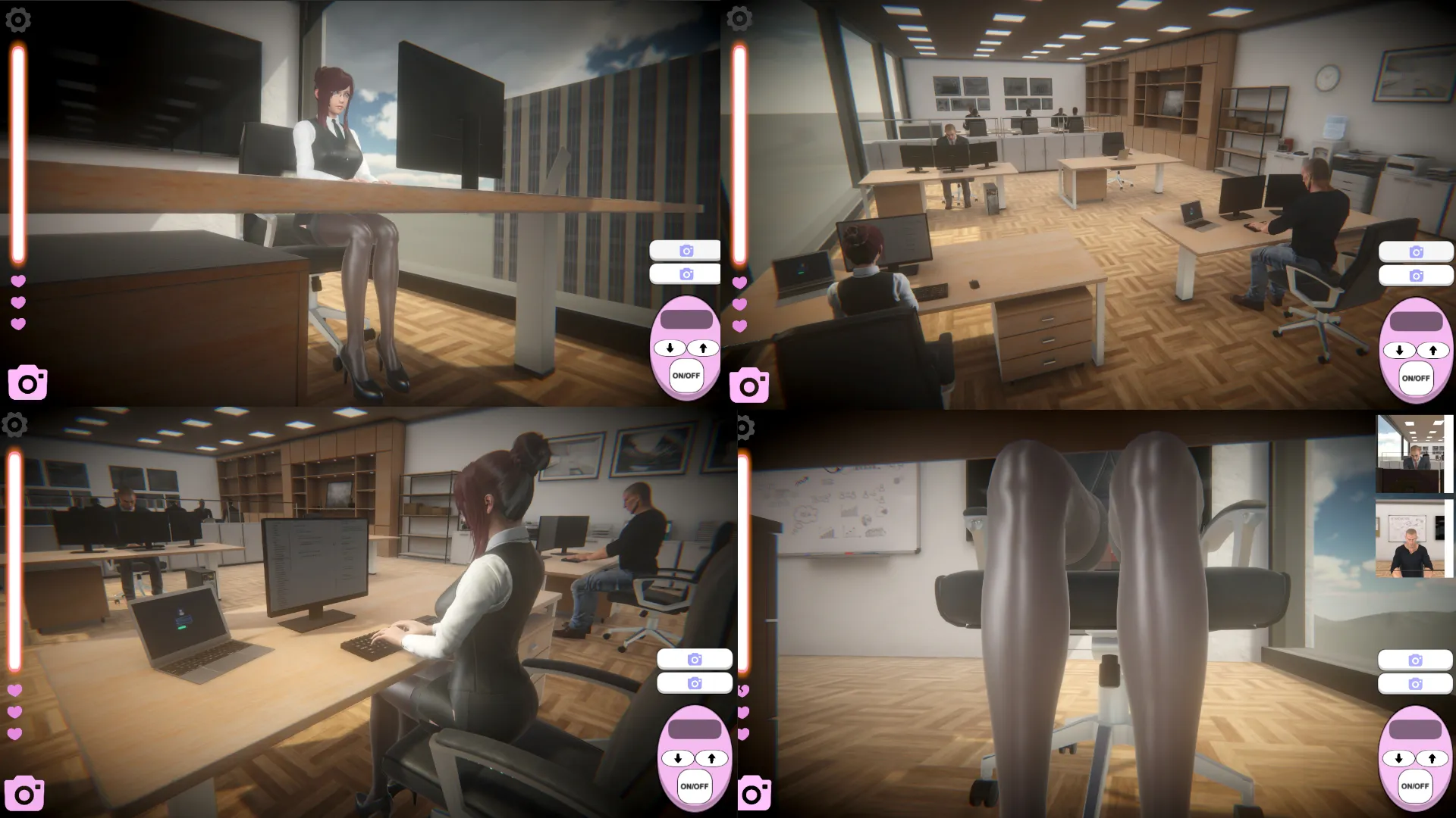 [日式SLG] 在工作中远程操控遥控振动器！！ 仕事中にリモコンバイブを遠隔操作!! 生肉版