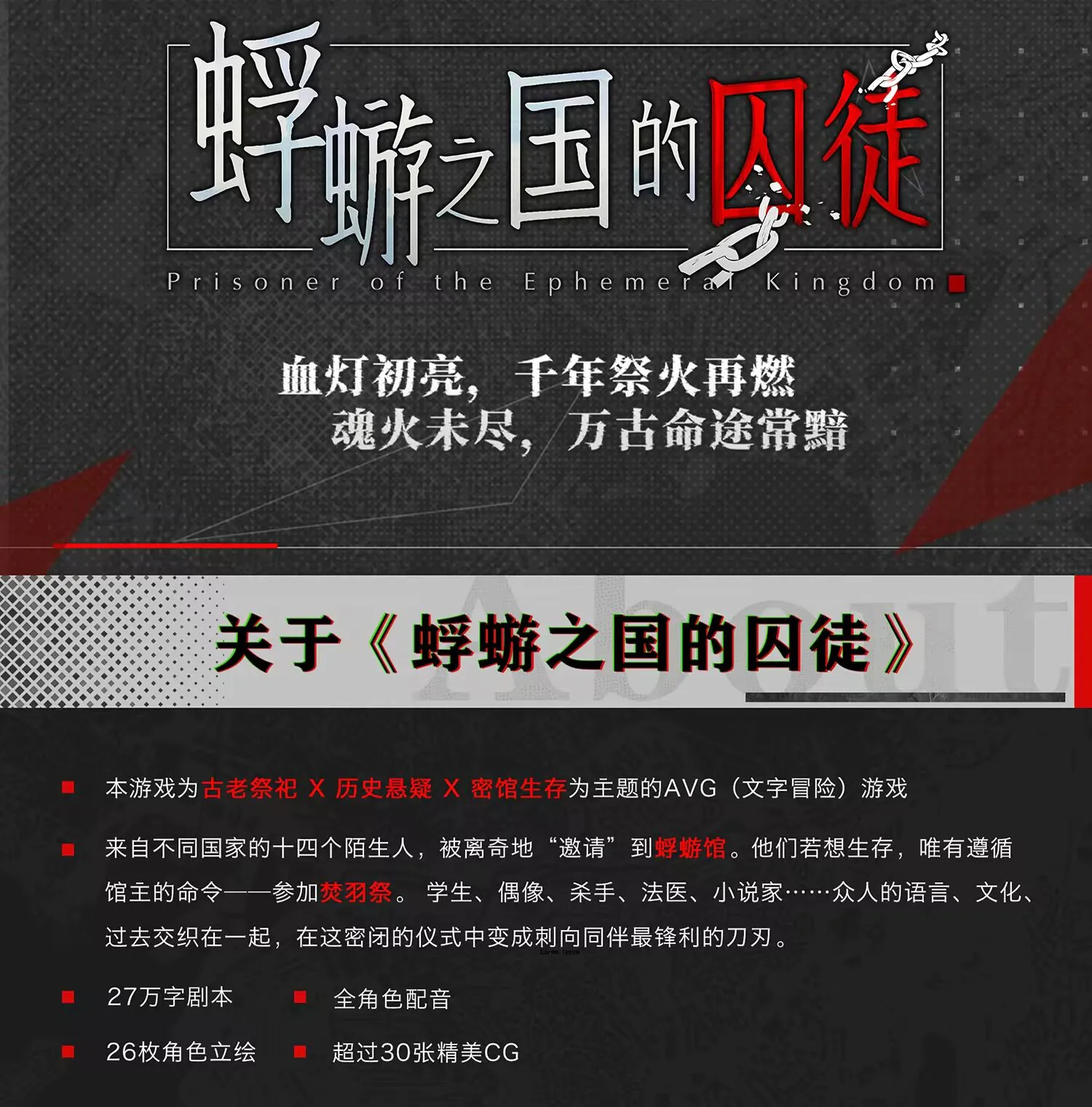 新作[日式SLG/猎奇] 蜉蝣之国的囚徒 Prisoner of The Ephemeral Kingdom 官方中文