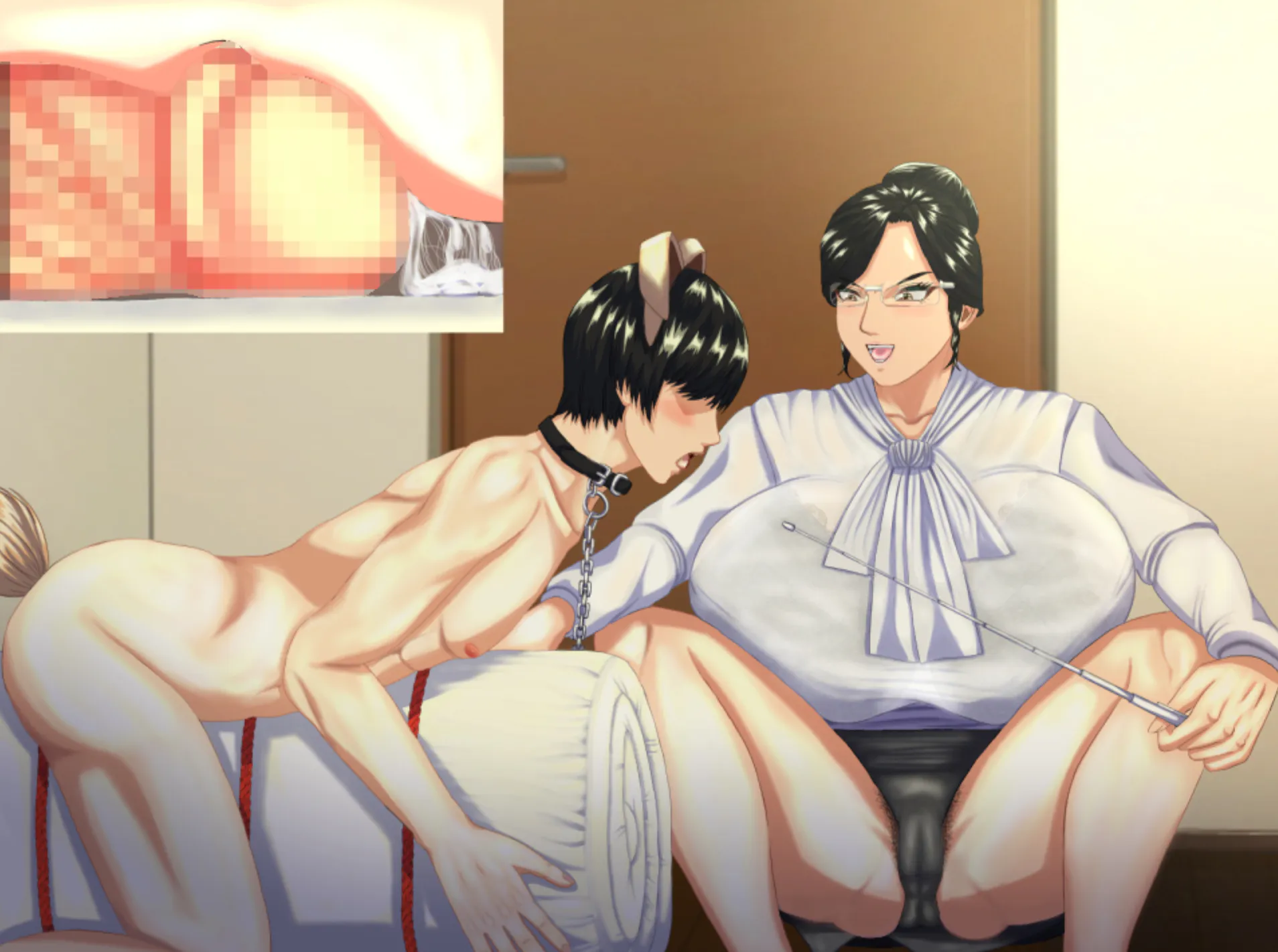 度盘迅雷 抖m/全配音/双端 这是一款m男被妈妈女上司同学欺负但乐在其中+全cg