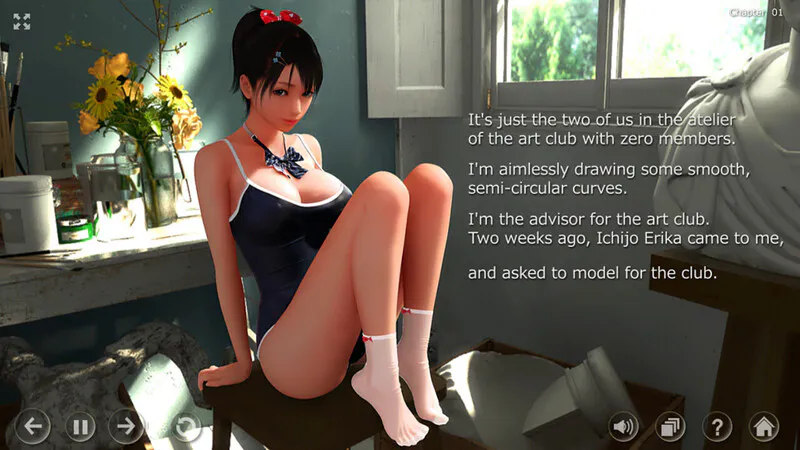 [互动SLG/3D作品/动态] 秘密画室 秘密のアトリエ v3.0 官方中文步兵版 [PC+安卓