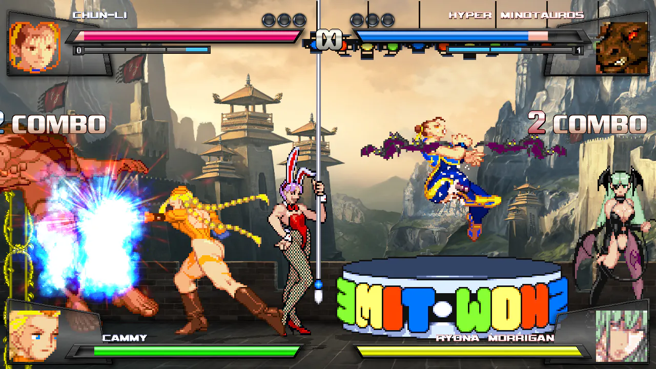 整合版[日式ACT] MUGEN 全女格斗 2025 [H大乱斗] 英文版+作弊