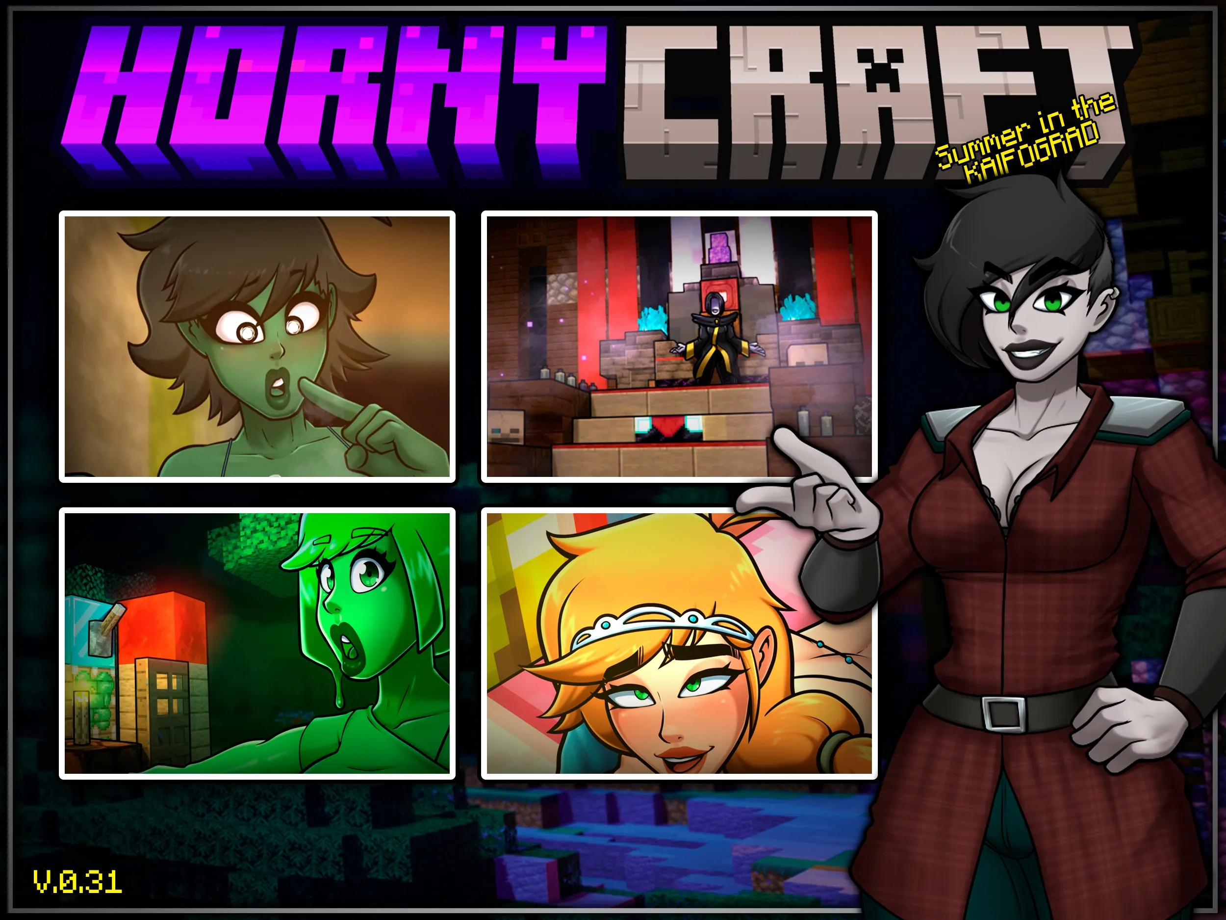 [冒险SLG/怪物娘/恶搞]我的世界H版 Hornycraft Ver0.31 汉化版[PC+安卓/5.58G/迅雷/度盘]