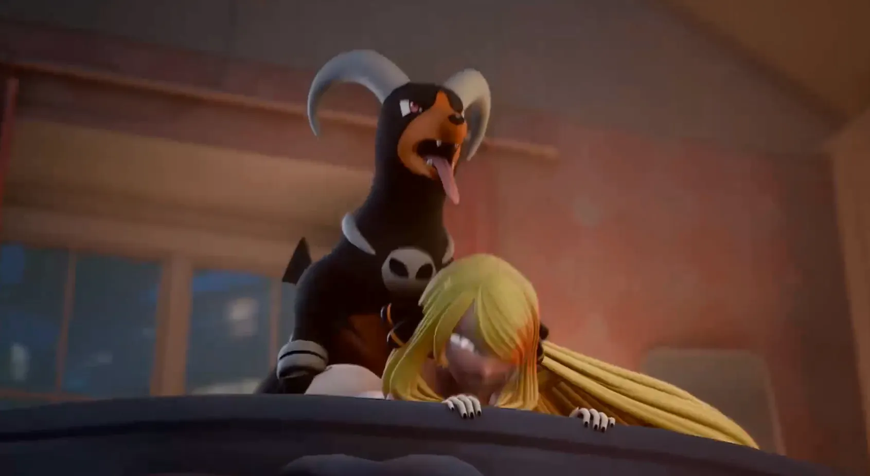 [darkBleed] Cynthia x Houndoom Full