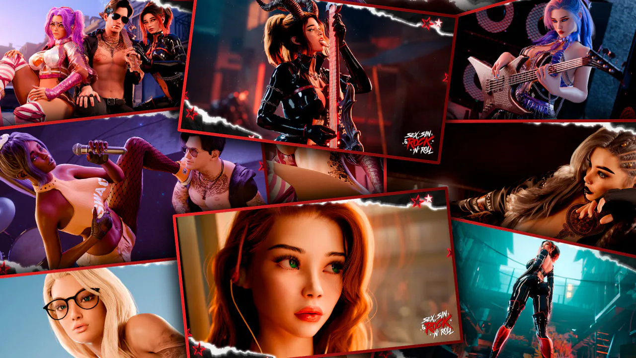 [RPG官中步兵PC] 性，罪，与摇滚乐 SEX, SIN &amp; ROCK'N'ROLL   [FM/BD 13G]