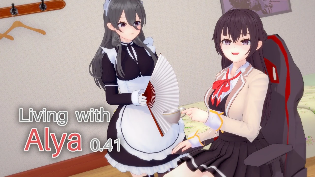 【日系SLG】与艾莉亚一起生活 与阿尔雅一起生活 Living with Alya v0.41 AI汉化版【PC+安卓/1.72G/更新】