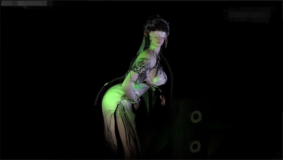 【3D动漫】【C158-1】【VAM】白蛇【1.6G】