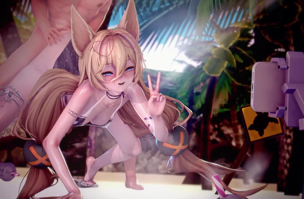 天平キツネ 『ドールズフロントライン』 -フェアリンの離れたくない搾精えっち-