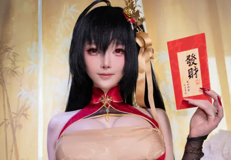 一小央泽 (yixiaoyangzew) cosplay Taihou Cheongsam – Azur Lane “103 photos and 2 videos”