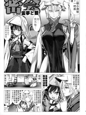 (秋季例大祭4)  密会 霊夢と藍 (東方Project) [中国翻訳]